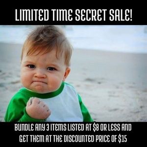 Limited Time Secret Sale
